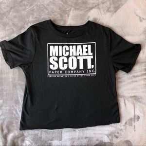 Cropped Office Tee NWOT